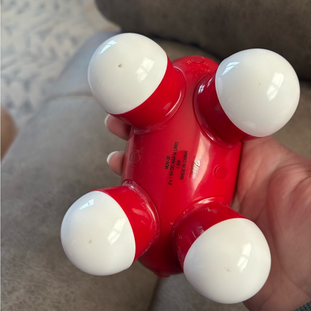 Homedics Vibrant Red and Gray Handheld Massager - Picture 3 of 3